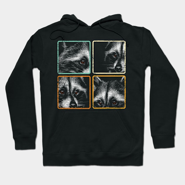 Vintage Raccoon Trash Panda Hoodie by ShirtsShirtsndmoreShirts